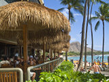 Dukes Canoe Club on the Beach at Waikiki in the Outrigger Waikiki Hotel Photographic Print by Ann Cecil