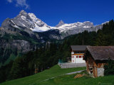 View of Ortstock and Houses Photographic Print by Christina Lease