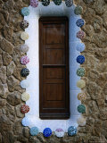 Detail of a Shuttered Window of the Whimsically Designed House by Antoni Gaudi Photographic Print by Martin Hughes