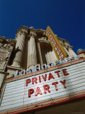 Oblique View of the Facade and Entrance to the Los Angeles Theatre, Circa 1931 Photographic Print by Christina Lease
