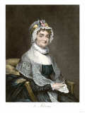 Abigail Adams, with Her Autograph reproduction procédé giclée