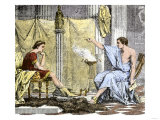 Aristotle Instructing the Young Alexander the Great Giclee Print