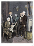 The First Cabinet under President Washington - Knox, Jefferson, Hamilton, and Randolph Giclee Print The First Cabinet under President Washington - Knox, Jefferson, Hamilton, and Randolph Giclee Print
