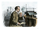 Professor J. J. Thomson in His Laboratory Lámina giclée Professor J. J. Thomson in His Laboratory Lámina giclée