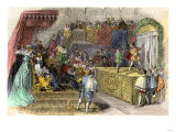 One of Shakespeare's Plays Acted before Queen Elizabeth Giclee Print