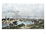 The Cove from Smith's Hill in Providence, Rhode Island, 1827 Giclee Print The Cove from Smith's Hill in Providence, Rhode Island, 1827 Giclee Print