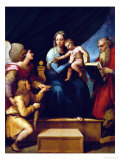 Madonna Del Pesce Giclee Print by Raphael 