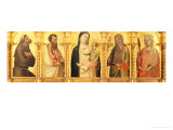 Polyptych Giclée-tryk af Bernardo Daddi Polyptych Giclée-tryk af Bernardo Daddi