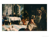 Washing of the Feet Giclee Print by Jacopo Robusti Tintoretto