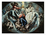 Coronation of the Virgin Giclée-Druck von El Greco 