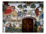 Wagon with Figures Giclee Print by Giacomo Jaquerio