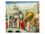 Procession of Saint Gregory Giclee Print by Giovanni di Paolo 