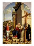 Madonna and Child with Saints Andrew and Michael Giclee Print by Giovanni Battista Cima Da Conegliano