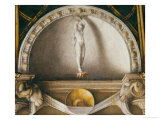 Lunette with Juno Punished For Her Rebellion Against Jupiter Giclee Print by Correggio 