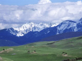 Bridger Mountains, Named for Jim Bridger, Along the Bozeman Pass on the Bozeman Trail, Montana Photographic Print