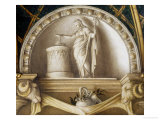 Lunette with Vesta Giclee Print by Correggio