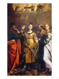 Sainte Cécilia Reproduction procédé giclée par Guido Reni