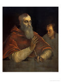 Clement Vii and an Altar Boy Giclee Print by Sebastiano del Piombo
