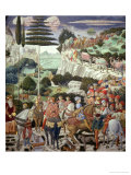 Procession of the Magi: Wall with Giuliano Giclee Print by Benozzo Gozzoli