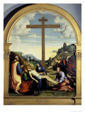 Deposition with Joseph of Arimathea Giclee Print by Francesco Francia