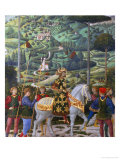 Procession of the Magi: Wall with Emperor John VII Paleologus Giclee Print by Benozzo Gozzoli