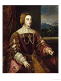 Portrait of Queen Isabel of Portugal Giclee Print by Titian (Tiziano Vecelli) 