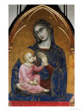 Madonna and Child Giclee-trykk av Barnaba Da Modena Madonna and Child Giclee-trykk av Barnaba Da Modena