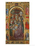 Triptych, Right Panel Giclee-trykk av Taddeo di Bartolo