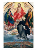Blessed Ambrogio Sansedoni Interceding For the City of Siena Giclee Print by Francesco Vanni