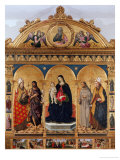 Franciscans Altarpiece Giclee Print by Piermatteo D'amelia