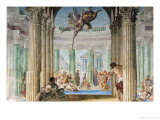 The Piscina Probatica Giclée-tryk af Giovanni Lanfranco The Piscina Probatica Giclée-tryk af Giovanni Lanfranco