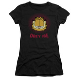 Juniors: Garfield - Obey Me T-Shirt