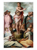 Preaching of St. John the Bapist Giclee Print by Giorgio Vasari