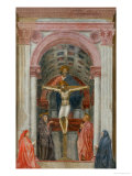 Holy Trinity Giclée-tryk af Masaccio Holy Trinity Giclée-tryk af Masaccio