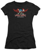 Juniors: Lethal Threat - USA Death Skull T-shirts