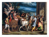 The Triumph of Titus and Vespasian Giclee Print by Giulio Romano