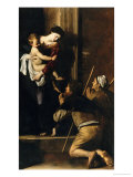 Madonna Dei Pellegrini reproduction procédé giclée par Caravaggio 
