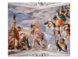 Ceiling of the Room of Bacchus Giclée-tryk af Paolo Veronese