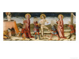Storie Di S. Felicita I E Ii Scena Giclee-trykk av Neri Di Bicci