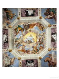 Ceiling of the Hall of Olympus Giclée-tryk af Paolo Veronese