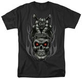 Lethal Threat - Gargoyle Skull T-shirts