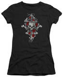 Juniors: Lethal Threat - Rose Skull Dagger T-Shirt