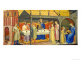 Herod's Feast Giclée-tryk af Lorenzo Monaco Herod's Feast Giclée-tryk af Lorenzo Monaco