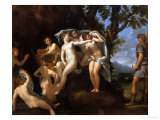 Diana and Actaeon Giclée-tryk af Francesco Albani Diana and Actaeon Giclée-tryk af Francesco Albani