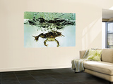 Frog Jumping Into an Aquarium Wall Mural by Gjon Mili