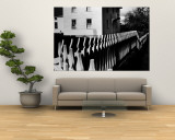 Wooden Picket Fence Surrounding a Building Built in 1850 in a Shaker Community Wall Mural by John Loengard