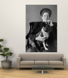 Housewife Bessie Bril, Member of the Brooklyn Grand Jury Wall Mural by Lisa Larsen