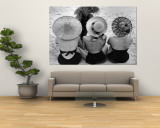 Models on Beach Wearing Different Designs of Straw Hats Wall Mural by Nina Leen