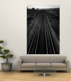 Railroad Tracks Wall Mural by Andreas Feininger