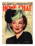 Home Chat, Hats Magazine, UK, 1940 Plakaty